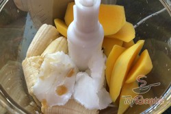 Recept elkészítése FITNESZ mangótorta sütés nélkül, lépés 4