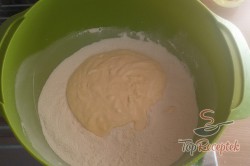 Recept elkészítése Virágszirom sütemény (Bába foga), lépés 8