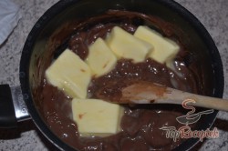 Recept elkészítése Diókrémes csokikocka, lépés 3