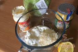 Recept elkészítése Cézár saláta csirkével, lépés 6