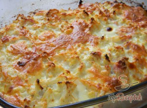 Recept Sonkás-sajtos sült karfiol