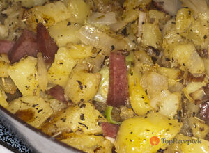 Recept Burgonyás-füstölt húsos-káposztás egytálétel, a tökéletes és laktató vacsora.