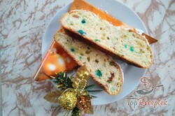 Recept Karácsonyi gyümölcsös kenyér túróval