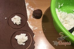 Recept elkészítése Csokis keksz kókuszos töltelékkel, lépés 4
