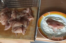 Recept elkészítése Házi csirkefalatok, lépés 2