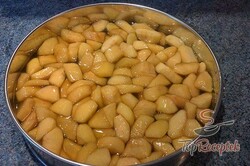 Recept elkészítése Almás szelet lágy habbal, lépés 9
