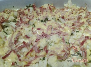 Recept Sonkás-sajtos rakott karfiol