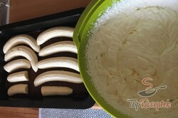 Recept elkészítése Banános krémes desszert mascarpone krémmel, lépés 6