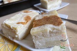 Recept elkészítése Vaníliás-túrós tarka süti, lépés 7
