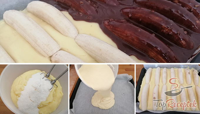 Recept Bögrés banana split