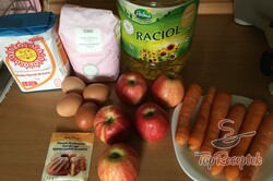Recept elkészítése Gyors répasüti almával, lépés 1
