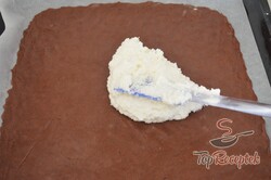 Recept elkészítése Zseniális kókuszos szelet csokoládéval, lépés 4