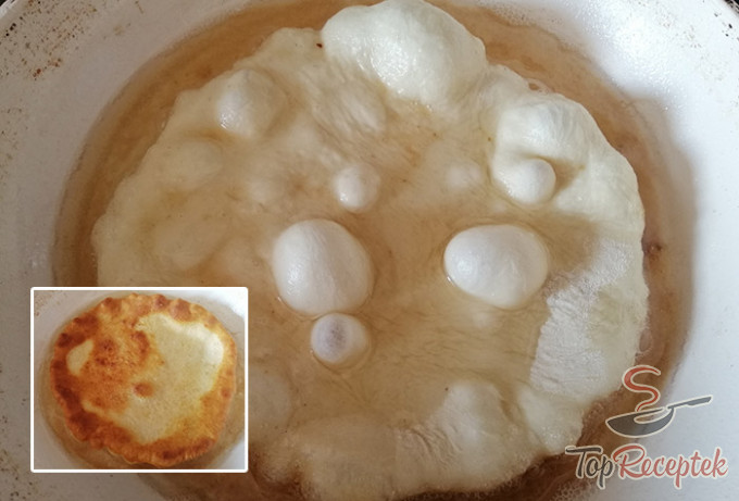 Recept Puha lángos hűtött tésztából