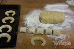 Recept elkészítése Illatos vaníliás kifli, lépés 5