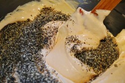 Recept elkészítése Mákos-diós szelet liszt nélkül, lépés 4