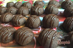 Recept elkészítése Csokis keksz kókuszos töltelékkel, lépés 6