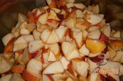 Recept elkészítése Almás szelet piskótával, sütés nélkül, lépés 1