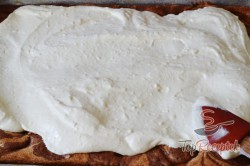 Recept elkészítése Tejfölös-tejszínes-pudingos sütemény, lépés 14