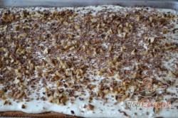 Recept elkészítése Tejfölös-tejszínes-pudingos sütemény, lépés 15