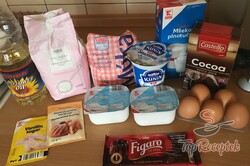 Recept elkészítése Lágy túrós-csokis szelet, lépés 1