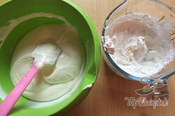 Recept elkészítése Igazi tejfölös-tejszínesszelet mandarinnal, mandarinzselével, lépés 5
