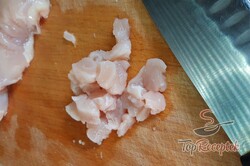 Recept elkészítése Csirkemellből készült húsos korongok, lépés 2