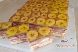Recept elkészítése Jeges banános szelet sütés nélkül – az idei nyár slágere, lépés 4