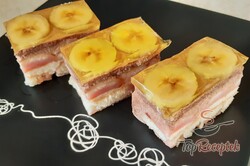 Recept elkészítése Jeges banános szelet sütés nélkül – az idei nyár slágere, lépés 5