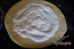 Recept elkészítése Sajtos-joghurtos pita, lépés 8