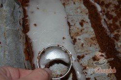 Recept elkészítése Csokoládés félholdak citromos mázzal, lépés 7
