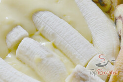 Recept elkészítése Banános torta tésztacsigából, lépés 2