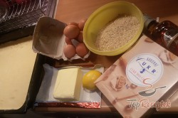Recept elkészítése Diós linzer tojásmázzal, lépés 5