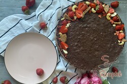 Recept elkészítése Gluténmentes kakaós süti eperhabbal, lépés 6