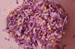 Recept elkészítése Ízletes, egyszerű lilakáposzta saláta, 10 perc alatt, lépés 3