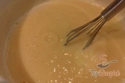 Recept elkészítése Hamis krémes háztartási kekszből, lépés 2