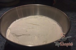 Recept elkészítése Hamis krémes háztartási kekszből, lépés 9