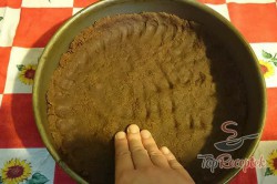 Recept elkészítése Vaníliakrémes torta, sütés nélkül, lépés 5