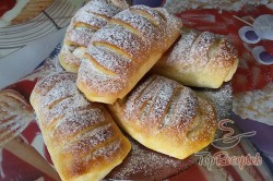 Recept elkészítése Croissant diós töltelékkel - Fotókkal, lépés 17