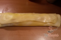 Recept elkészítése Töltött sajttekercs, lépés 12