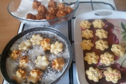 Recept elkészítése Virágszirom sütemény (Bába foga), lépés 14