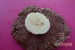 Recept elkészítése Csokoládés túróba csomagolt banán, lépés 12