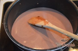 Recept elkészítése Diókrémes csokikocka, lépés 2