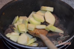 Recept elkészítése Almás csirkemájpástétom, lépés 3