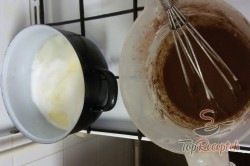 Recept elkészítése Kakaós vaníliapudinggal töltött fonott kalács, lépés 13