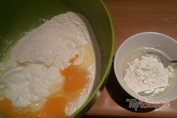 Recept elkészítése Ropogós rétes tejfölös tésztából, lépés 1