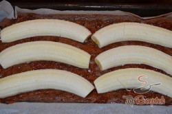 Recept elkészítése Banános-krémes csoda reszelt csokoládéval, lépés 3