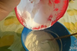 Recept elkészítése Isteni finom tejfölös sütemény, lépés 5