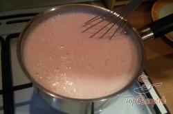 Recept elkészítése CIKK-CAKK pudingszelet édes cukros tejföllel, lépés 8