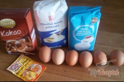 Recept elkészítése Kinder Pingui tekercs, lépés 1