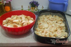 Recept elkészítése Túrós-almás guba, lépés 2
